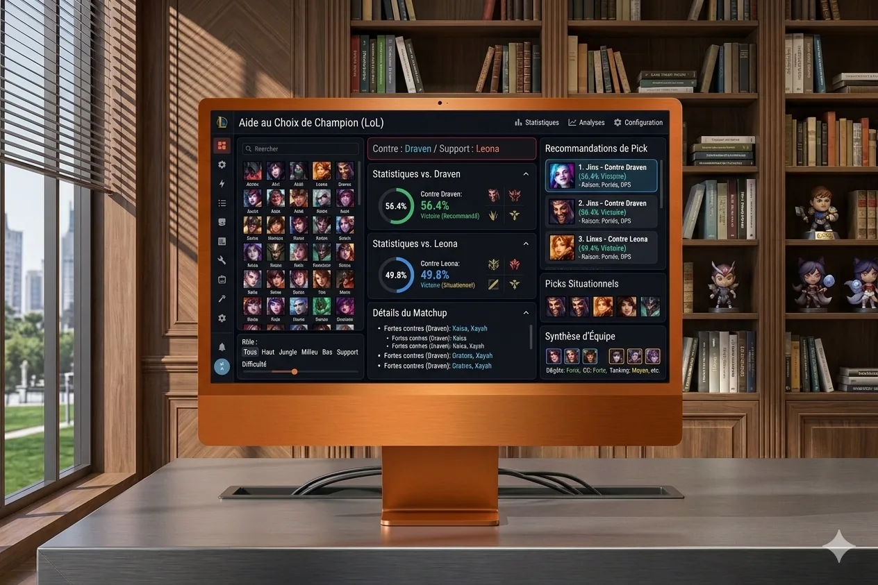 BestPick, un recommandateur de champions pour LoL