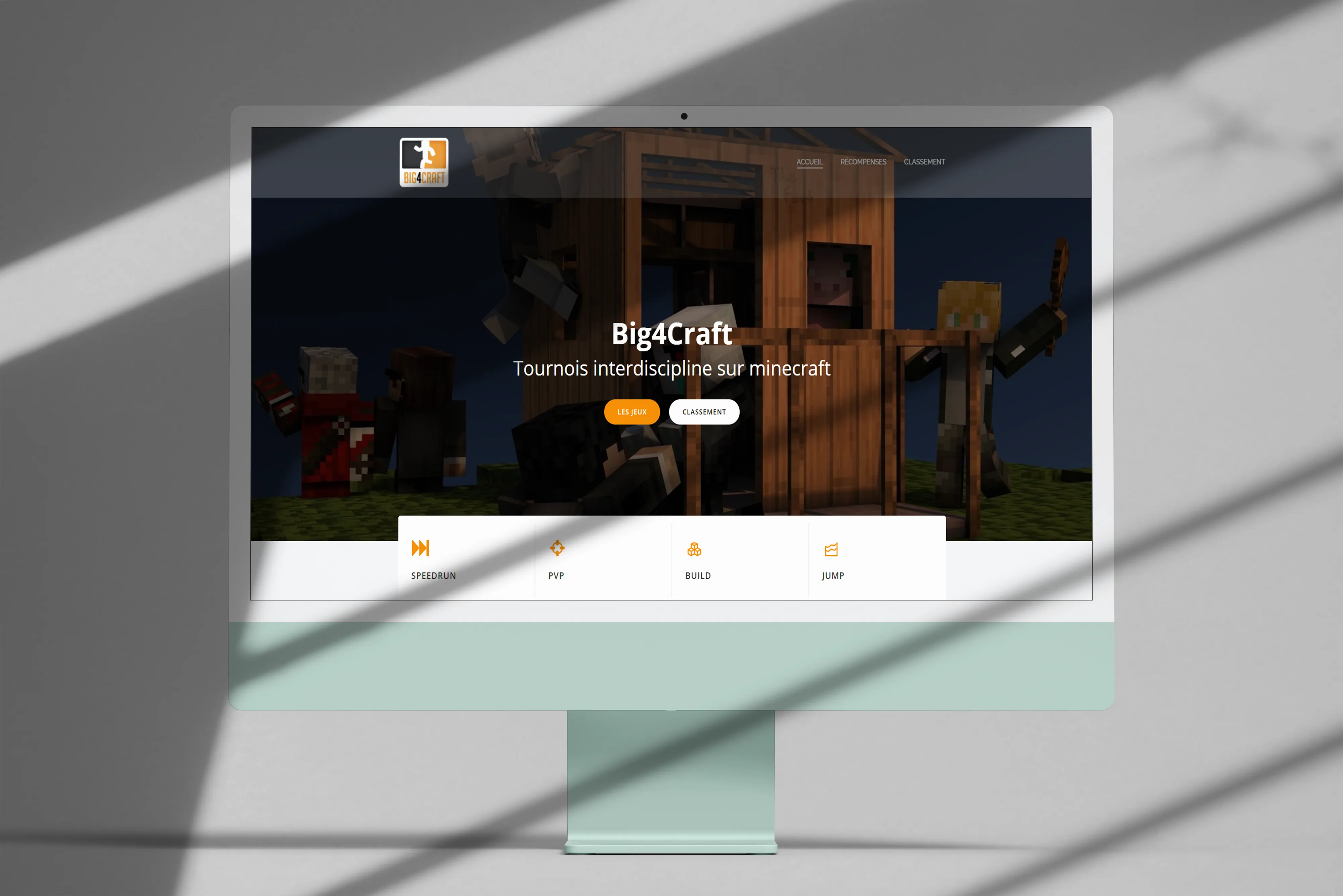 Big4Craft, un site de tournoi Minecraft monté en urgence